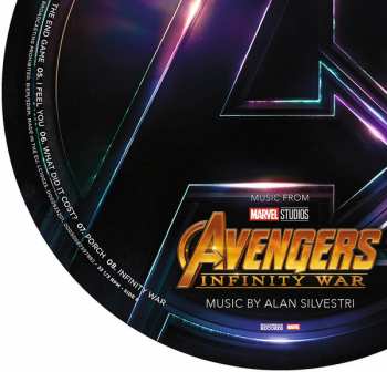 LP Alan Silvestri: Avengers: Infinity War (Original Motion Picture Soundtrack)  PIC