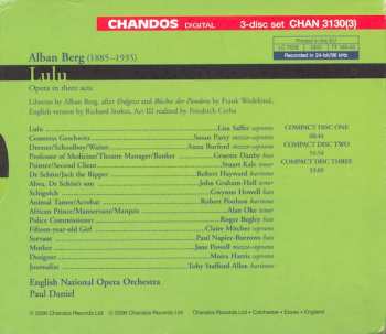 3CD/Set di cofanetti Alban Berg: Lulu
