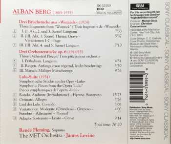 CD Renée Fleming: Lulu Suite · Wozzeck: Three Excerpts · Three Pieces For Orchestra