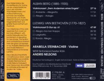 CD Ludwig van Beethoven: Violinkonzerte