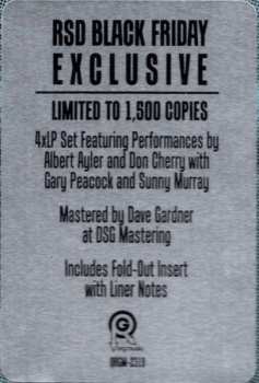 4LP/Set di cofanetti Don Cherry: Europe 1964 LTD