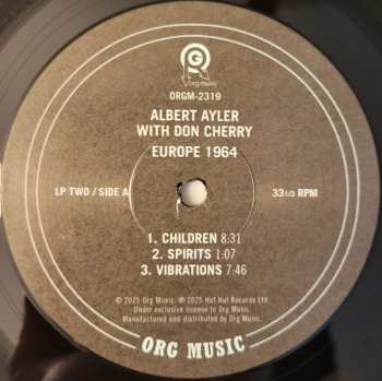4LP/Set di cofanetti Don Cherry: Europe 1964 LTD