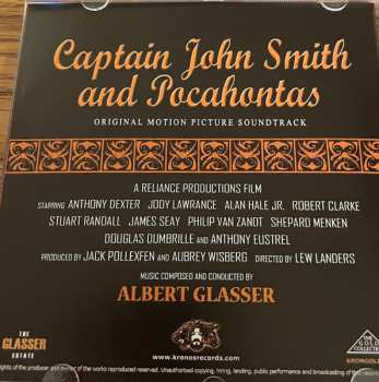 CD Albert Glasser: Captain John Smith And Pocahontas (Original Motion Picture Soundtrack)