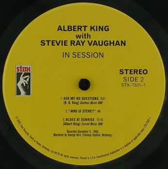 LP Stevie Ray Vaughan: In Session
