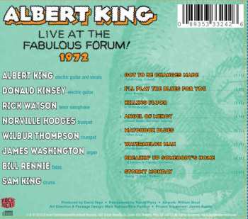 CD Albert King: Live At The Fabulous Forum! 1972