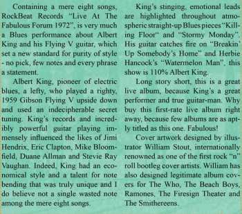 CD Albert King: Live At The Fabulous Forum! 1972