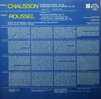 LP The Czech Philharmonic Orchestra: Le Festin De L’araignee / Symphonie