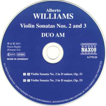 CD Fabio Martino: Violin Sonatas Nos. 2 And 3