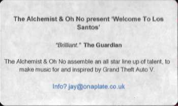 CD The Alchemist: Welcome To Los Santos
