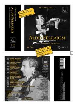 18CD/Set di cofanetti Aldo Ferraresi: The Art Of Violin 1 - Aldo Ferraresi: 1923-1979 Unreleased Recordings DLX