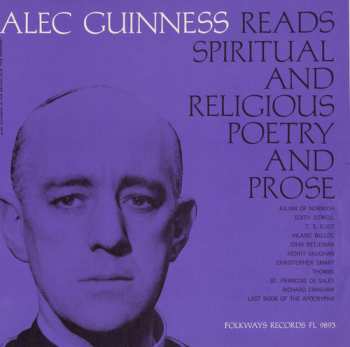 CD Alec Guinness: Christian Poetry And Prose: Selected