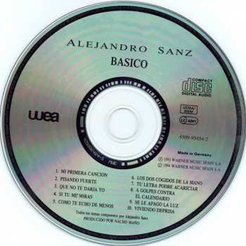 CD Alejandro Sanz: Básico