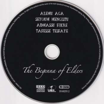 CD Alemu Aga: The Begenna Of Elders: The Harp Of David In Ethiopia