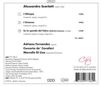 CD Alessandro Scarlatti: L'Olimpia ∙ L'Arianna ∙ Su Le Sponde Del Tebro