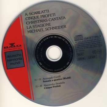 CD Christoph Prégardien: Cinque Profeti - Weihnachtskantate / Christmas Cantata