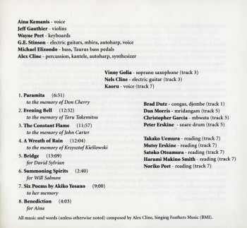 CD Alex Cline Ensemble: The Constant Flame