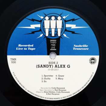 LP Alex G: Live At Third Man Records