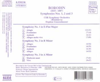 CD Alexander Borodin: Symphonies Nos. 1, 2, And 3