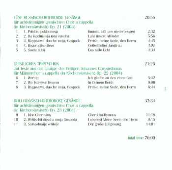 CD Alexander Brincken: Orthodoxe Gesänge