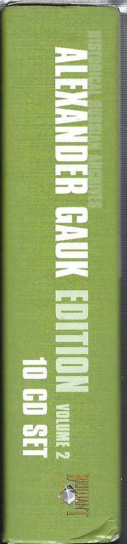 10CD/Set di cofanetti Various: Historical Russian Archives • Alexander Gauk Edition Volume 2