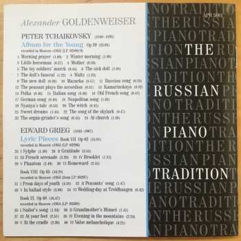 CD Pyotr Ilyich Tchaikovsky: The Russian Piano Tradition - The Goldenweiser School: Alexander Goldenweiser