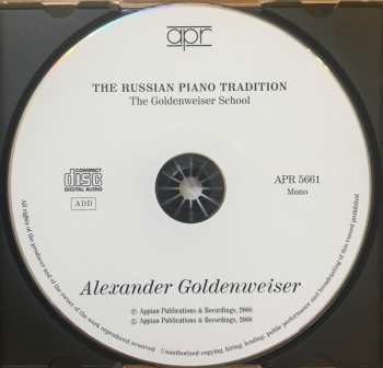 CD Pyotr Ilyich Tchaikovsky: The Russian Piano Tradition - The Goldenweiser School: Alexander Goldenweiser