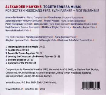 CD Evan Parker: Togetherness Music (For Sixteen Musicians)