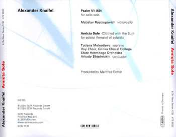 CD Alexander Knaifel: Amicta Sole