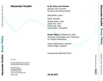 CD Alexander Knaifel: Svete Tikhiy