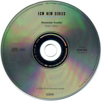 CD Alexander Knaifel: Svete Tikhiy