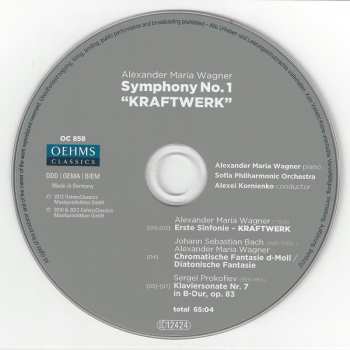 CD Johann Sebastian Bach: Symphony No. 1 "Kraftwerk"