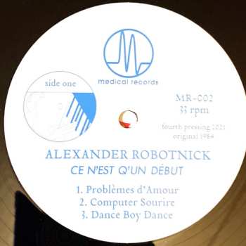 LP Alexander Robotnick: Ce N'Est Q'Un Début LTD