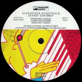 LP Alexander Robotnick: Ce N'est Q'un Début