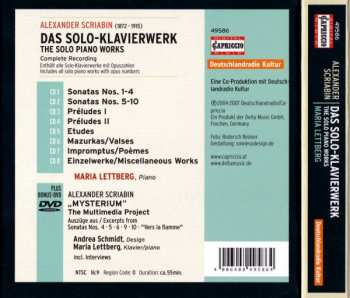 8CD/DVD/Set di cofanetti Alexander Scriabine: Das Solo-Klavierwerk - The Solo Piano Works - Complete Recording