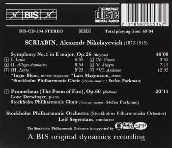 CD Alexander Scriabine: Symphony No.1 / Prometheus