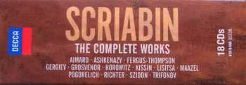 18CD/Set di cofanetti Alexander Scriabine: The Complete Works