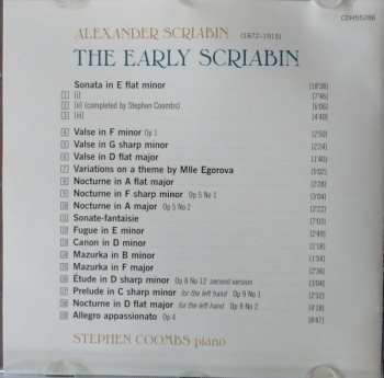 CD Alexander Scriabine: The Early Scriabin