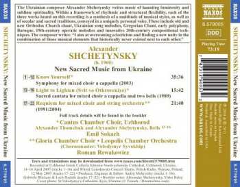 CD Alexander Shchetynsky: Sacred Music From Ukraine