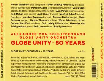 CD Alexander von Schlippenbach: Globe Unity • 50 Years