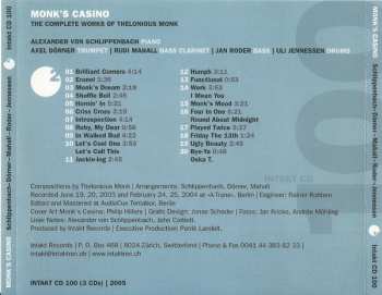 3CD/Set di cofanetti Alexander von Schlippenbach: Monk's Casino (The Complete Works Of Thelonious Monk)