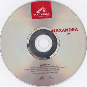 3CD/Set di cofanetti Alexandra: Alexandra