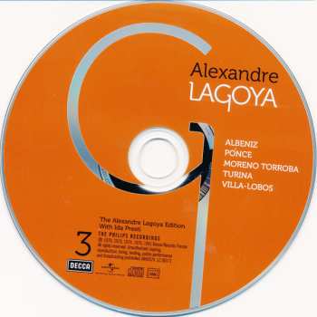 10CD/Set di cofanetti Alexandre Lagoya: The Alexandre Lagoya Edition With Ida Presti (Complete Philips & RCA Recordings)