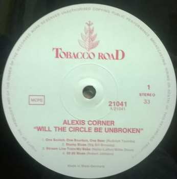 LP Alexis Korner: Will The Circle Be Unbroken