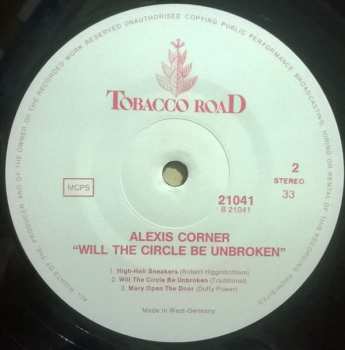 LP Alexis Korner: Will The Circle Be Unbroken