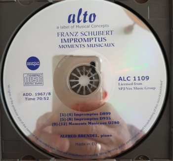 CD Franz Schubert: Impromptus D899, 935