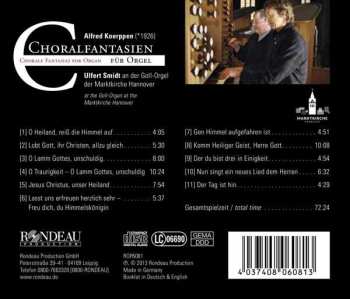 CD Ulfert Smidt: Choralfantasien Für Orgel = Chorale Fantasias For Organ