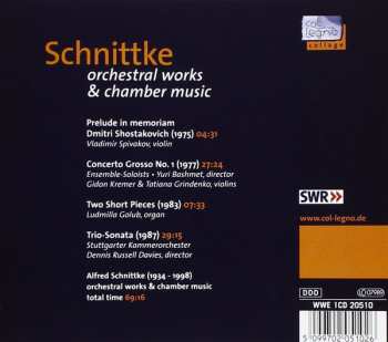 CD Alfred Schnittke: Orchestral Works & Chamber Music