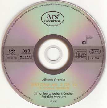 SACD Alfredo Casella: Sinfonie Nr. 2, La Donna Serpente