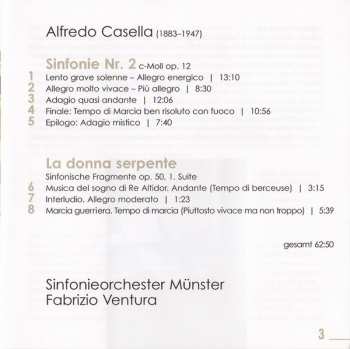 SACD Alfredo Casella: Sinfonie Nr. 2, La Donna Serpente