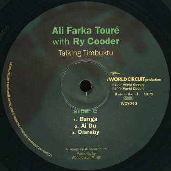 2LP Ali Farka Touré: Talking Timbuktu